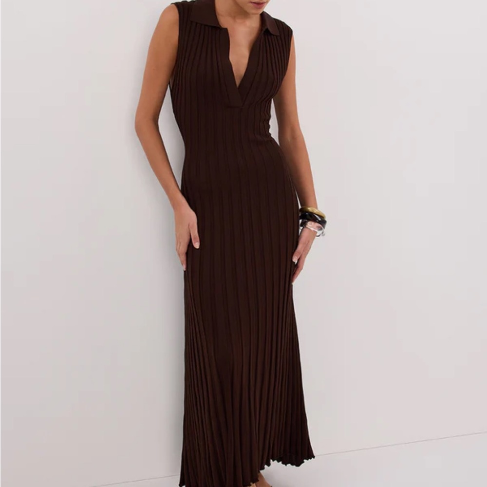 DISSH Hal Choc Sleeveless Knit Maxi Dress